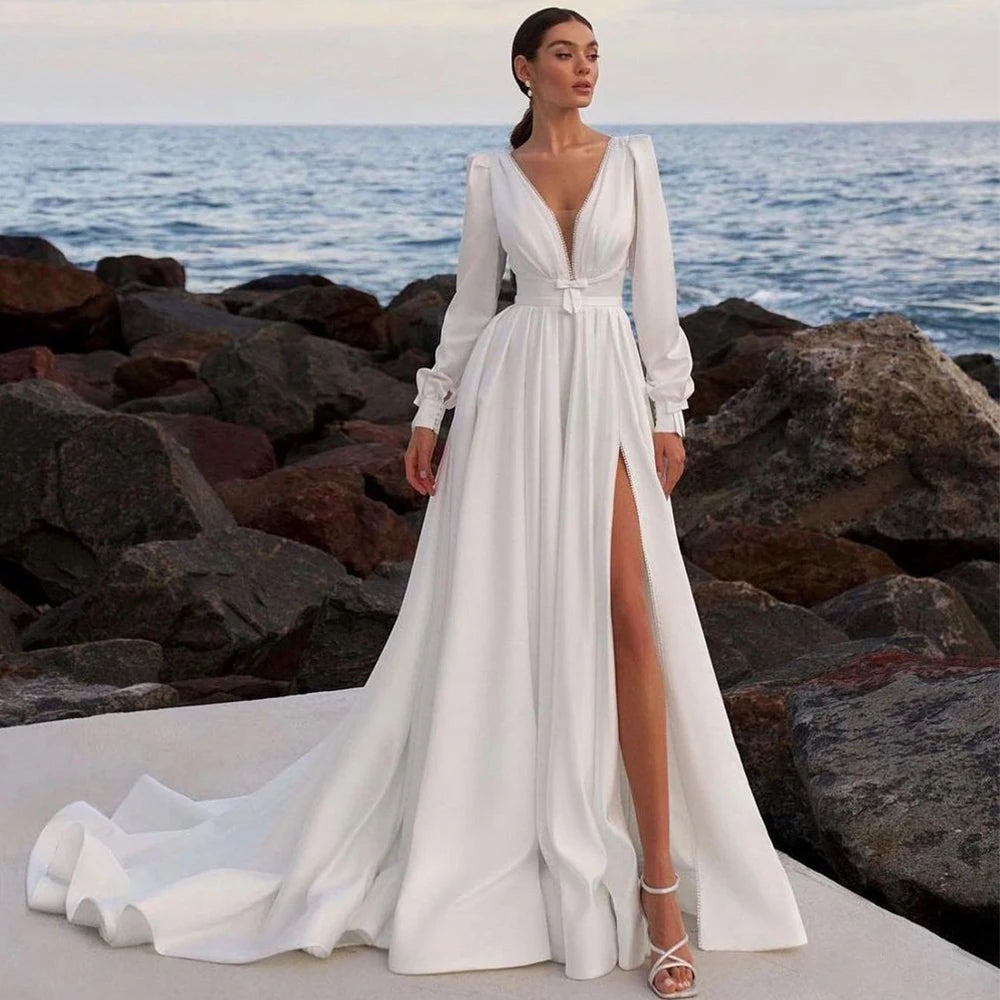 34 25 Rebecca Bílé Svatební Šaty